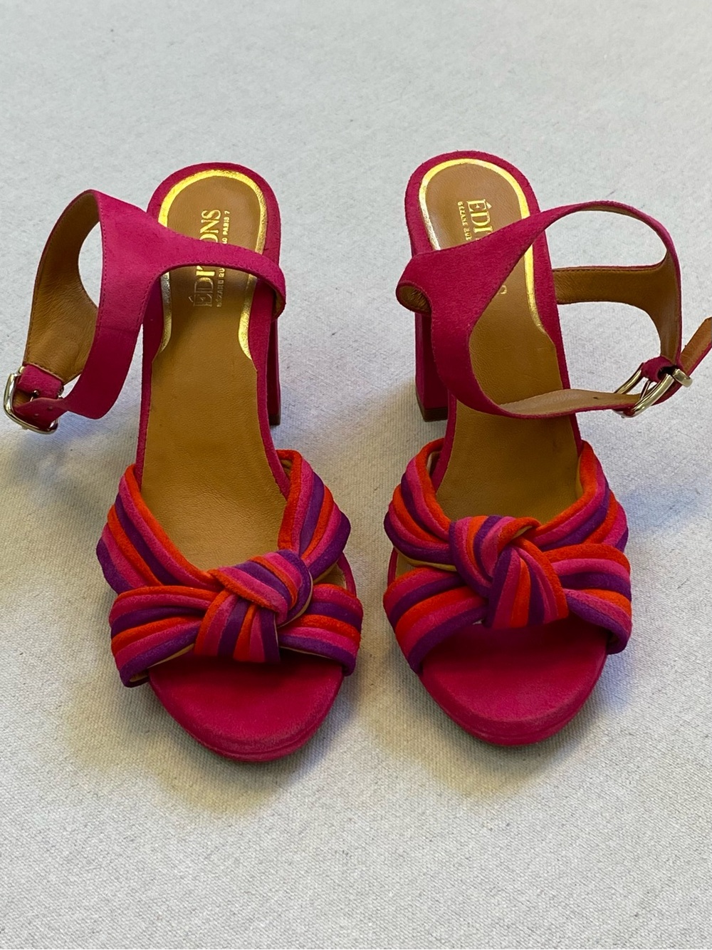 Sezane Editions Carmela High Sandals Size 39 - Picture 2 of 11